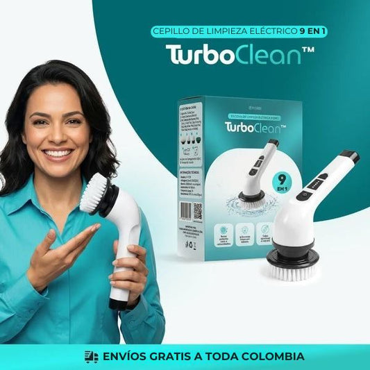 Turbo Cepillo de Limpieza Eléctrico 9 en 1