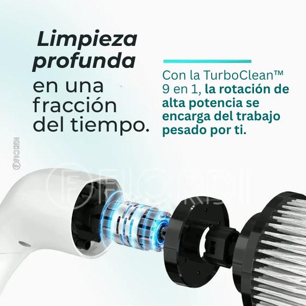 Turbo Cepillo de Limpieza Eléctrico 9 en 1