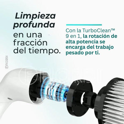 Turbo Cepillo de Limpieza Eléctrico 9 en 1